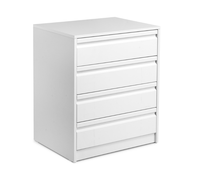Cajonera 4 cajones Blanco 50x72x45cm (ancho x alto x fondo) (copia)